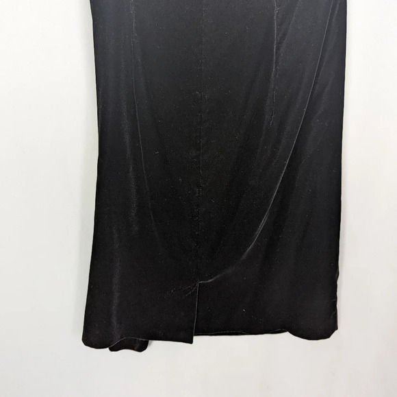 Vintage 90s JESSICA McCLINTOCK sz. 9/10 Gunne Sax Velvet Party Mini DRESS Beaded - Picture 7 of 12